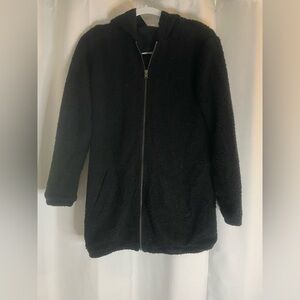 Hollister Textured Black Outerwear medium mens